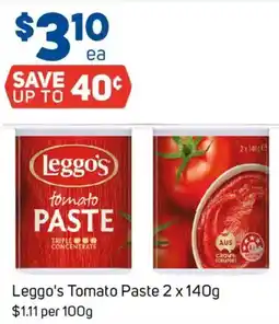 Foodland Leggos Tomato Paste offer