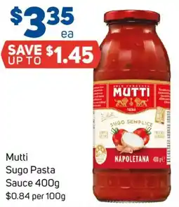 Foodland Mutti Sugo Pasta Sauce offer
