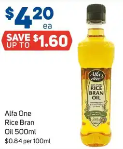 Foodland Alfa One Rice Bran Oil offer