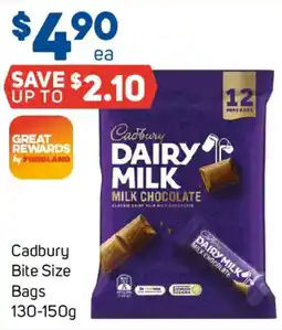 Foodland Cadbury Bite Size Bags offer