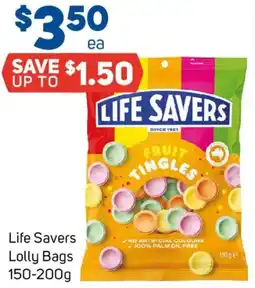 Foodland Life Savers Lolly Bags offer