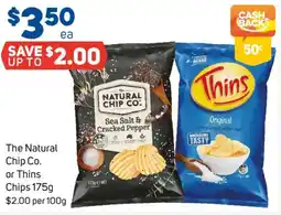 Foodland The Natural Chip Co or Thins Chips offer