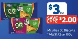 Foodland Mcvities Go Biscuits offer