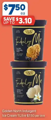 Foodland Golden North Indulgent Ice Cream offer