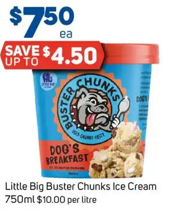 Foodland Little Big Buster Chunks Ice Cream offer