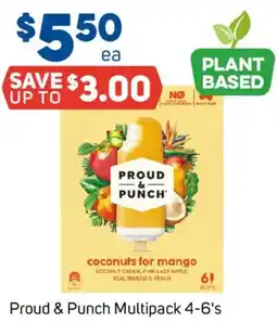 Foodland Proud & Punch Multipack 4-6s offer