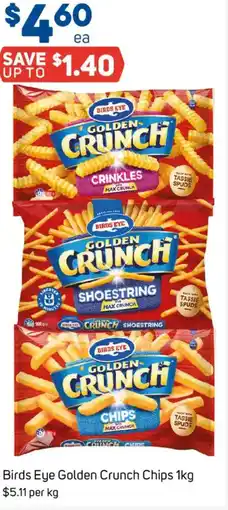 Foodland Birds Eye Golden Crunch Chips offer