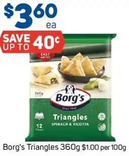 Foodland Borgs Triangles offer