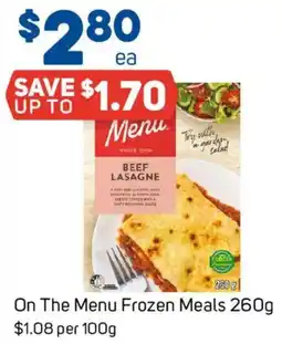 Foodland On The Menu Frozen Meals offer