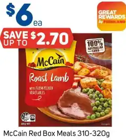 Foodland McCain Red Box Meals offer