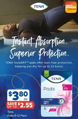 Foodland Tena Pads offer
