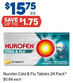 Foodland Nurofen Cold & Flu Tablets offer