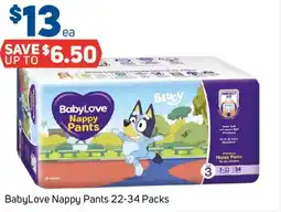 Foodland BabyLove Nappy Pants offer