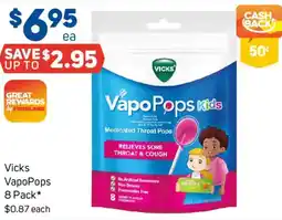 Foodland Vicks VapoPops offer