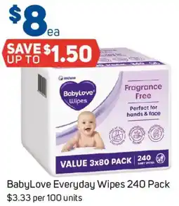 Foodland BabyLove Everyday Wipes offer