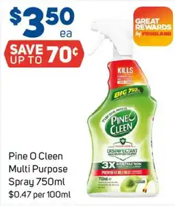 Foodland Pine O Cleen Multi Purpose Spray offer