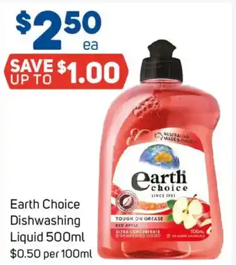 Foodland Earth Choice Dishwashing Liquid offer