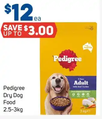 Foodland Pedigree Dry Dog Food offer
