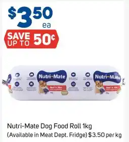 Foodland Nutri Mate Dog Food Roll offer