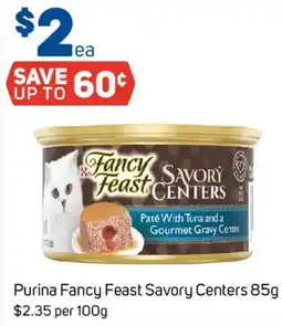 Foodland Purina Fancy Feast Savory Centers offer