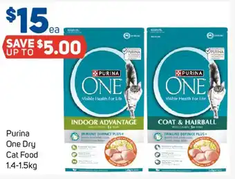 Foodland Purina One Dry Cat Food offer