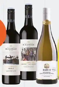 Foodland Bleasdale Selected Range Babich Marlborough Sauvignon Blanc offer