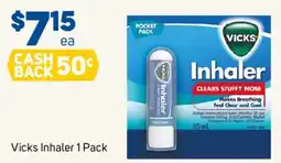 Foodland Vicks Inhaler offer