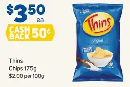 Foodland Thins Chips offer