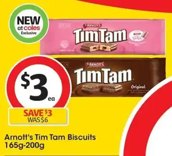 Coles Arnott's Tim Tam Biscuits offer