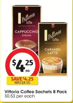 Coles Vittoria Coffee Sachets offer