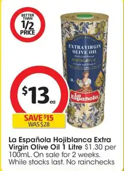 Coles La Española Hojiblanca Extra Virgin Olive Oil offer