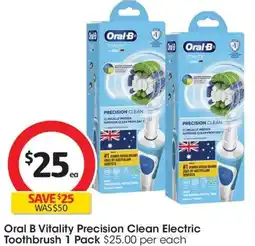 Coles Oral B Vitality Precision Clean Electric Toothbrush offer