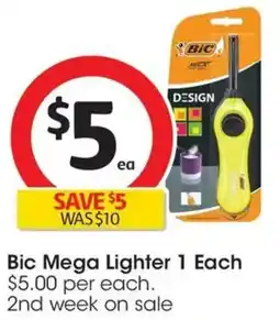 Coles Bic Mega Lighter offer