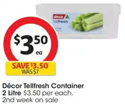 Coles Décor Tellfresh Container offer