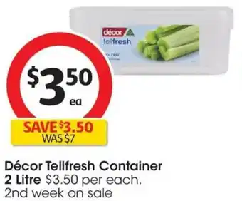 Coles Décor Tellfresh Container offer