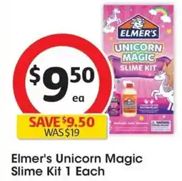 Coles Elmer's Unicorn Magic Slime Kit 1 Each offer
