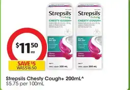 Coles Strepsils Chesty Cough+ offer