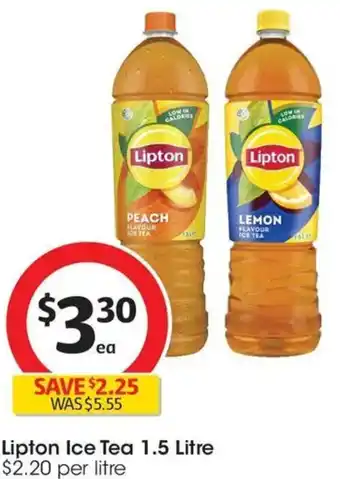 Coles Lipton Ice Tea offer