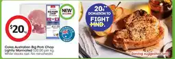Coles Coles Australian Big Pork Chop Lightly Marinated offer