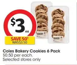 Coles Coles Bakery Cookies offer