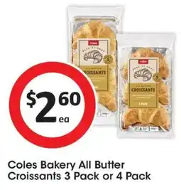 Coles Coles Bakery All Butter Croissants offer