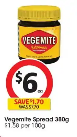 Coles Vegemite Spread offer
