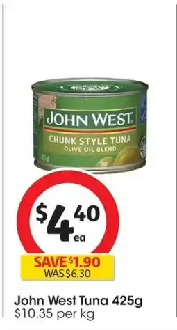 Coles John West Tuna offer