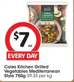 Coles Coles Kitchen Grilled Vegetables Mediterranean Style offer