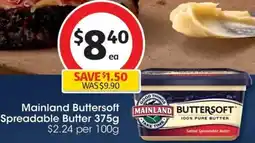 Coles Mainland Buttersoft Spreadable Butter offer