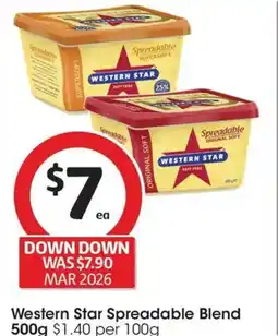 Coles Western Star Spreadable Blend offer