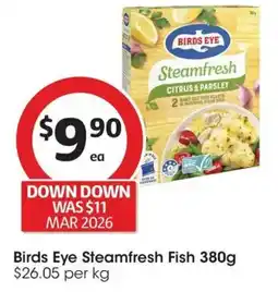 Coles Birds Eye Steamfresh Fish offer