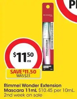 Coles Rimmel Wonder Extension Mascara offer