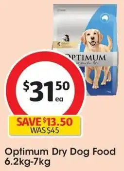 Coles Optimum Dry Dog Food offer