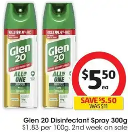 Coles Glen 20 Disinfectant Spray offer